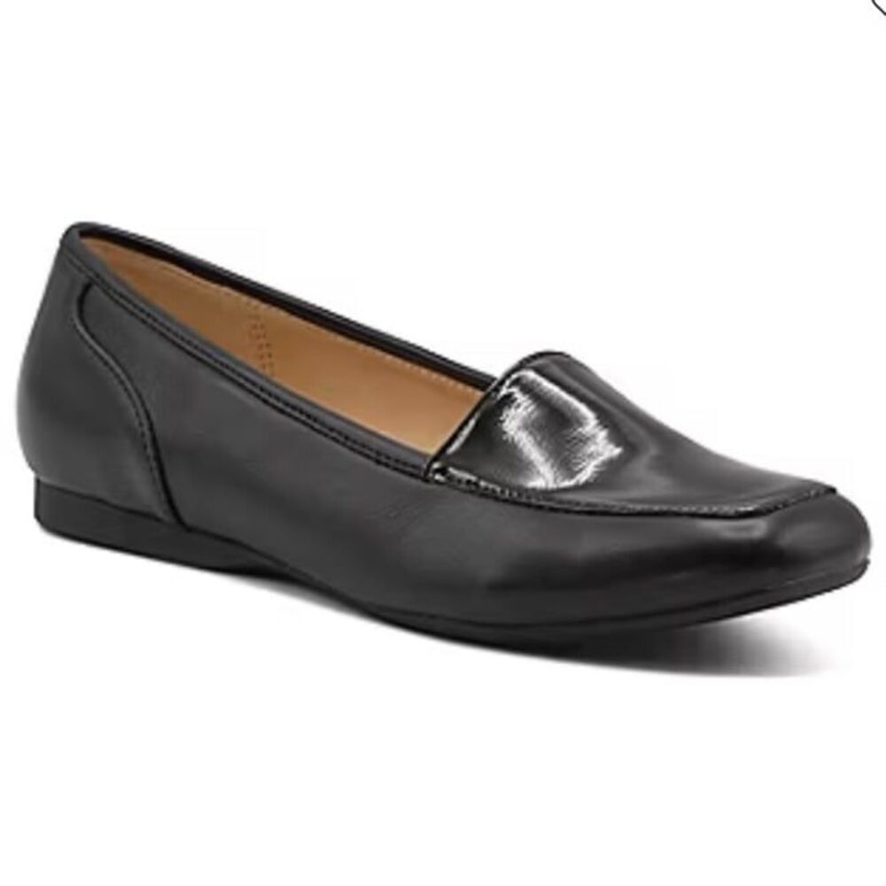 Mootsies Tootsies Edith Moc Toe Loafers Slip On Cushioned Black 8